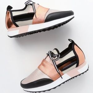 Steve Madden Arctic Sneakers in Rose Gold